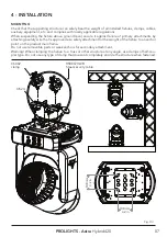 Предварительный просмотр 9 страницы ProLights Astra Hybrid420 User Manual