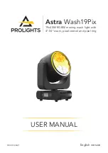 ProLights Astra Wash19Pix User Manual preview