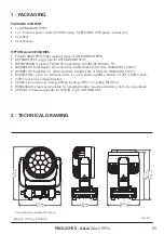 Предварительный просмотр 7 страницы ProLights Astra Wash19Pix User Manual