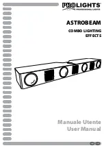 Предварительный просмотр 1 страницы ProLights ASTROBEAM User Manual