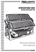 Предварительный просмотр 1 страницы ProLights ATMOSFERA 1803 User Manual