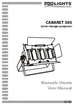 ProLights CABARET 305 Manual предпросмотр