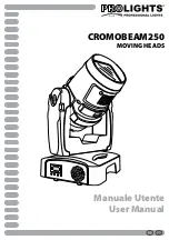 Preview for 1 page of ProLights CROMOBEAM250 User Manual