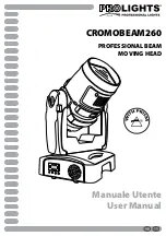 Предварительный просмотр 1 страницы ProLights CROMOBEAM260 User Manual