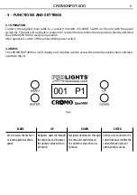 Предварительный просмотр 39 страницы ProLights CROMOSPOT400 User Manual