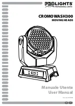 ProLights Cromowash300 User Manual предпросмотр