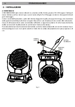 Preview for 10 page of ProLights Cromowash300 User Manual