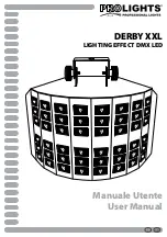 Preview for 1 page of ProLights DERBY XXL User Manual