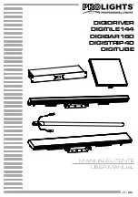 Предварительный просмотр 1 страницы ProLights DIGIBAR160 User Manual