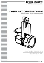 ProLights DISPLAYCOBTRWDWW User Manual preview