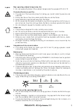 Preview for 5 page of ProLights Eclcyc050 User Manual