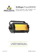 Preview for 1 page of ProLights EclExpo Flood300VW User Manual