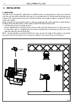 Preview for 8 page of ProLights ECLFR2KTU-DY User Manual