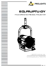 Предварительный просмотр 1 страницы ProLights ECLFRJPTU-DY User Manual