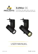 ProLights EclMini CC User Manual preview