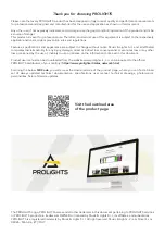 Preview for 2 page of ProLights EclMini CC User Manual