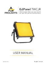 ProLights EclPanel TWCJR User Manual preview