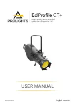 Предварительный просмотр 1 страницы ProLights EclProfile CT+ User Manual