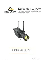 ProLights EclProfile FW IPVW User Manual предпросмотр