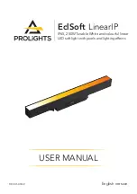 Предварительный просмотр 1 страницы ProLights EclSoft LinearIP User Manual