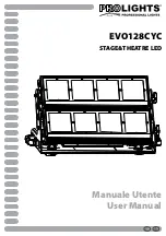 Предварительный просмотр 1 страницы ProLights EVO128CYC User Manual