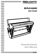 ProLights EXPLO3000D User Manual preview