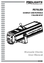 ProLights FS75LED User Manual предпросмотр