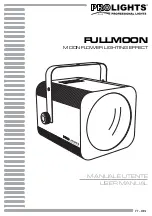 Preview for 1 page of ProLights FULLMOON User Manual