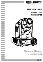 Preview for 1 page of ProLights FURY FY250S User Manual