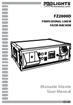 ProLights FZ2000D User Manual preview