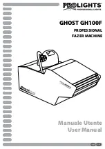 ProLights GHOST GH100F User Manual preview