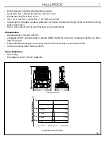 Предварительный просмотр 7 страницы ProLights Halurock User Manual