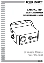 ProLights LASERCOMBY User Manual предпросмотр