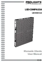 ProLights LEDCOMPASS8 User Manual предпросмотр