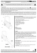 Предварительный просмотр 1 страницы ProLights LEDPINSPOT User Manual