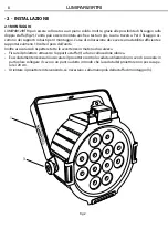 Предварительный просмотр 8 страницы ProLights LUMIPAR12IRTRI User Manual