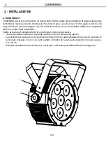 Предварительный просмотр 8 страницы ProLights LUMIPAR6Q User Manual