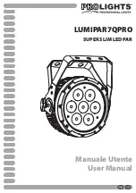 Предварительный просмотр 1 страницы ProLights LUMIPAR7QPRO User Manual