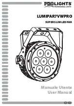 ProLights LUMIPAR7VWPRO User Manual предпросмотр