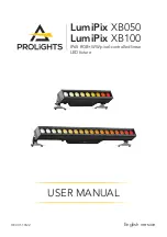 ProLights LumiPix XB050 User Manual предпросмотр