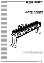 Preview for 1 page of ProLights LUMIPIX8H User Manual