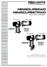 Предварительный просмотр 1 страницы ProLights MINICLIPSEL User Manual