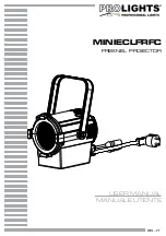 Предварительный просмотр 1 страницы ProLights MINIECLFRFC User Manual