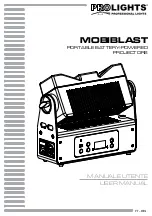 Предварительный просмотр 1 страницы ProLights Mobiblast User Manual