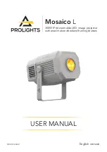 ProLights Mosaico L User Manual предпросмотр