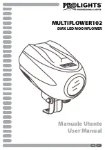 ProLights MULTIFLOWER 102 User Manual preview