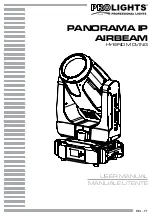 Предварительный просмотр 1 страницы ProLights PANORAMA IP AIRBEAM User Manual