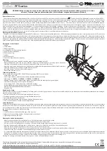 Предварительный просмотр 2 страницы ProLights PF5 Series User Manual