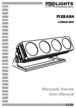 ProLights PIXBAR4 User Manual предпросмотр