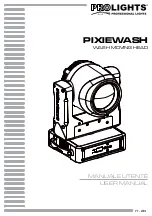 ProLights PIXIEWASH User Manual предпросмотр